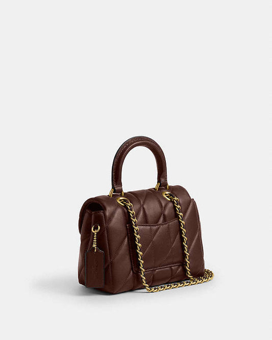 C•ach Tabby Top Handle Bag (maple)