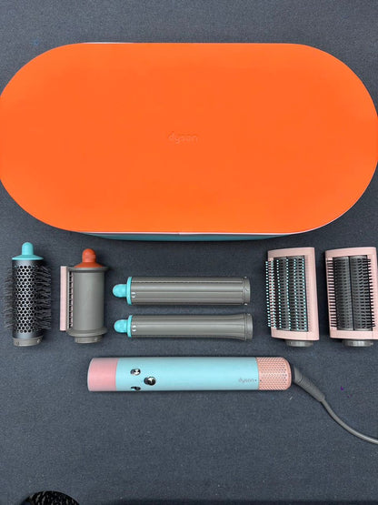 NEW edition Dys Airwrap™ multi-styler and dryer Complete in light blue and Rosé