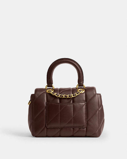 C•ach Tabby Top Handle Bag (maple)