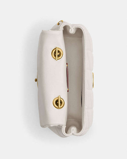 C•ach Tabby Top Handle Bag (white)