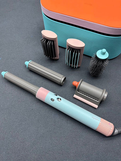 NEW edition Dys Airwrap™ multi-styler and dryer Complete in light blue and Rosé