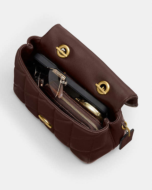 C•ach Tabby Top Handle Bag (maple)