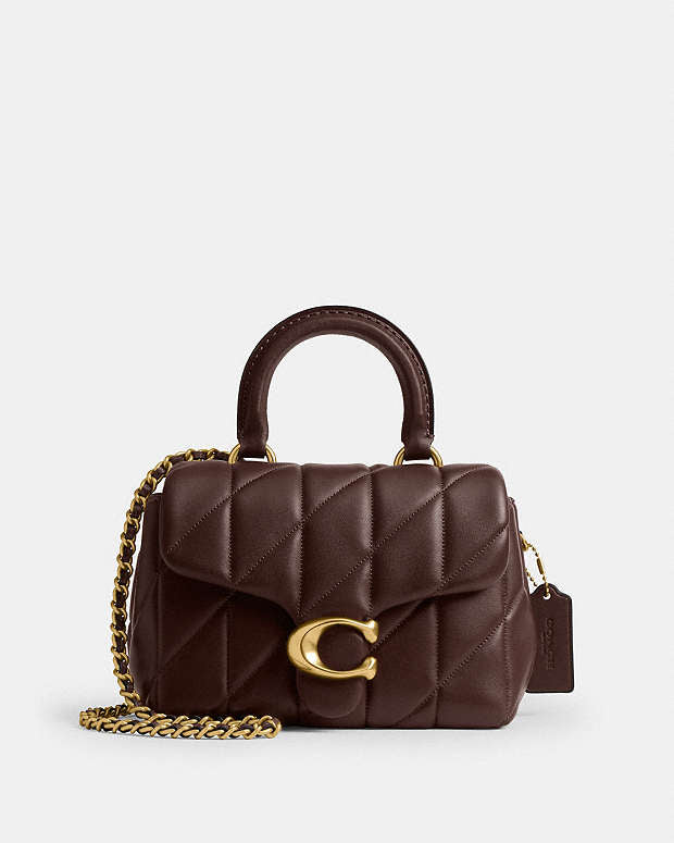 C•ach Tabby Top Handle Bag (maple)